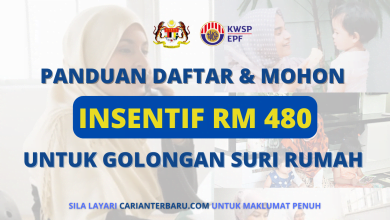 Panduan Daftar & Mohon Insentif RM 480 Untuk Golongan Suri Rumah