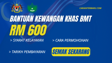 Bantuan Kewangan Khas BMT RM 600 Tahun 2022