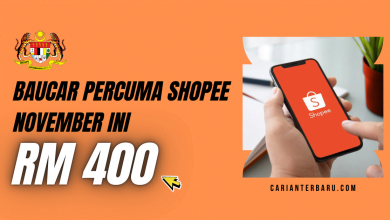 Baucar Kredit Percuma Shopee Sehingga RM 400 : Tebus November Ini