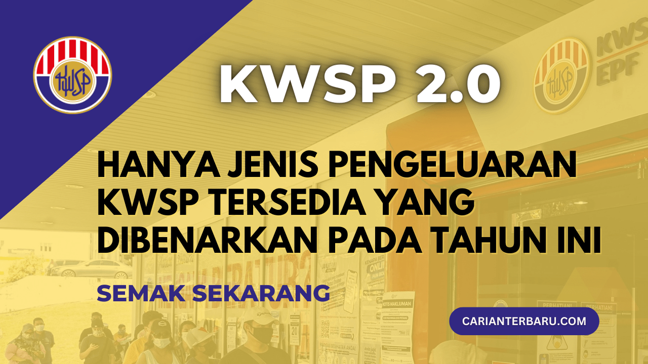 RASMI~ Hanya Jenis Pengeluaran Khas KWSP Tersedia Yang Dibenarkan Pada ...