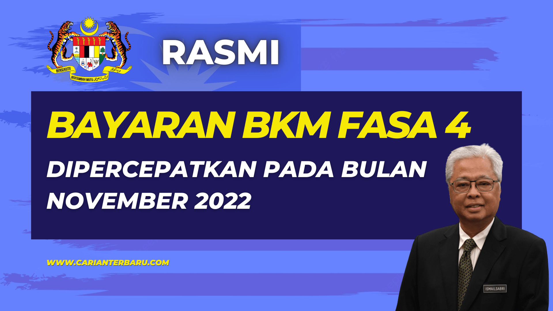 Bayaran BKM Fasa 4 Dipercepatkan Bulan November