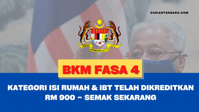 Kategori Isi Rumah & IBT Sudah Terima Bayaran BKM Fasa 4