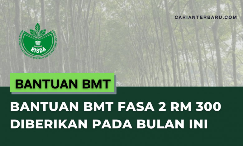 Bantuan Musim Tengkujuh Fasa2 RM300 Mula Disalurkan Disember Ini