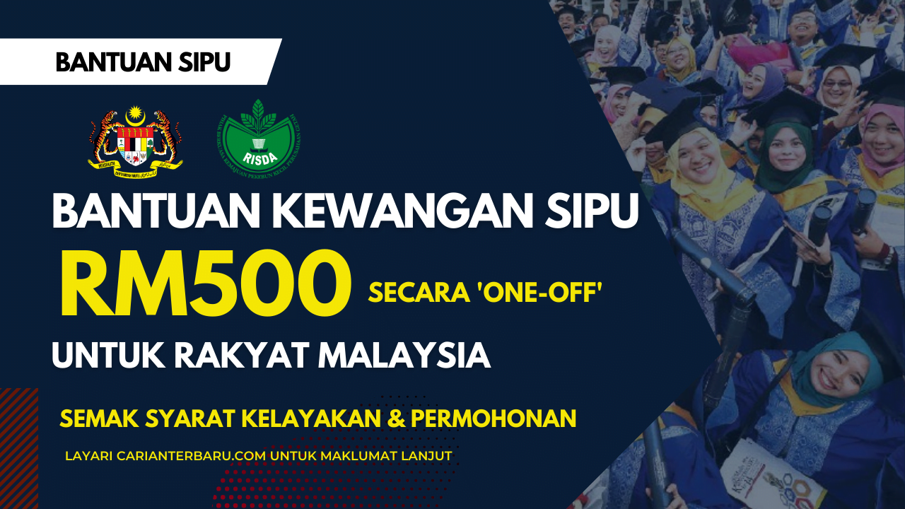 Bantuan Kewangan SIPU RM500 Secara One-off