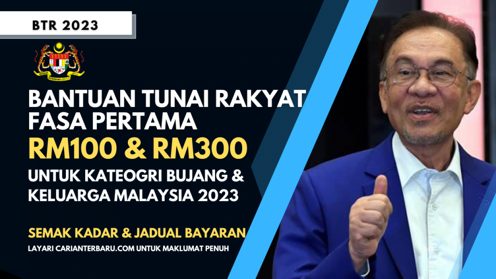 Jadual Bayaran BTR Fasa 1 Mulai Januari 2023