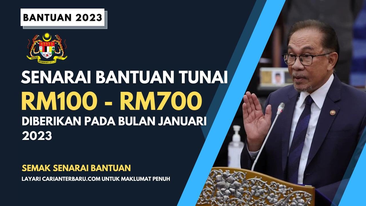 Senarai Bantuan Tunai Yang Dibayar Pada Bulan Ini