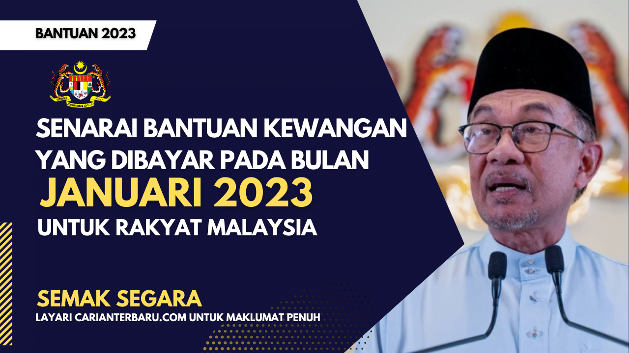 Semak Senarai Bantuan Kewangan Yang Dibayar Pada Bulan Ini