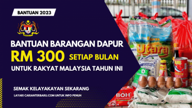 Bantuan Barangan Dapur Sebanyak RM300 Setiap Bulan ~ Semak Syarat Kelayakan