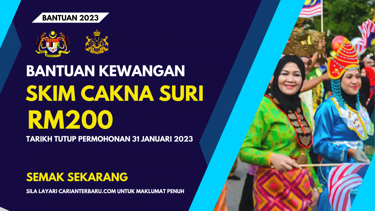 Bantuan Skim Cakna Suri RM200 Tahun 2023