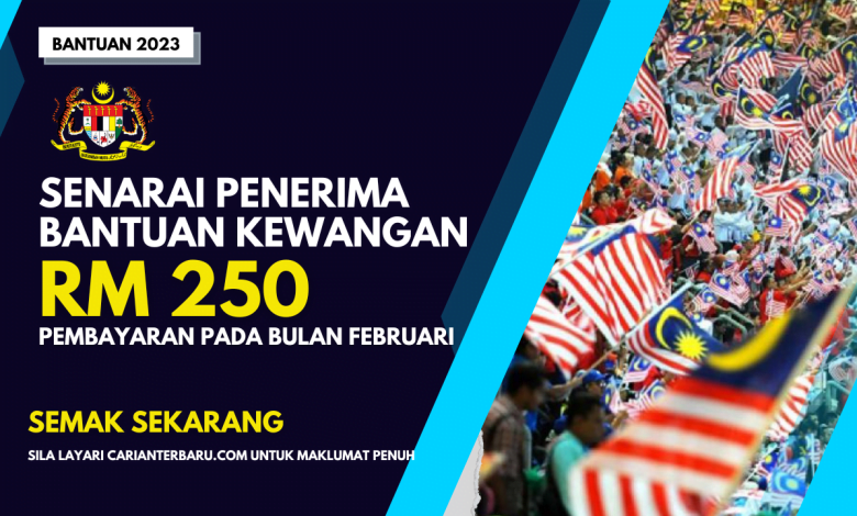 Senarai Penerima Bantuan BERNAS RM250