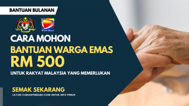 Bantuan Warga Emas RM500 ~ Cara Mohon