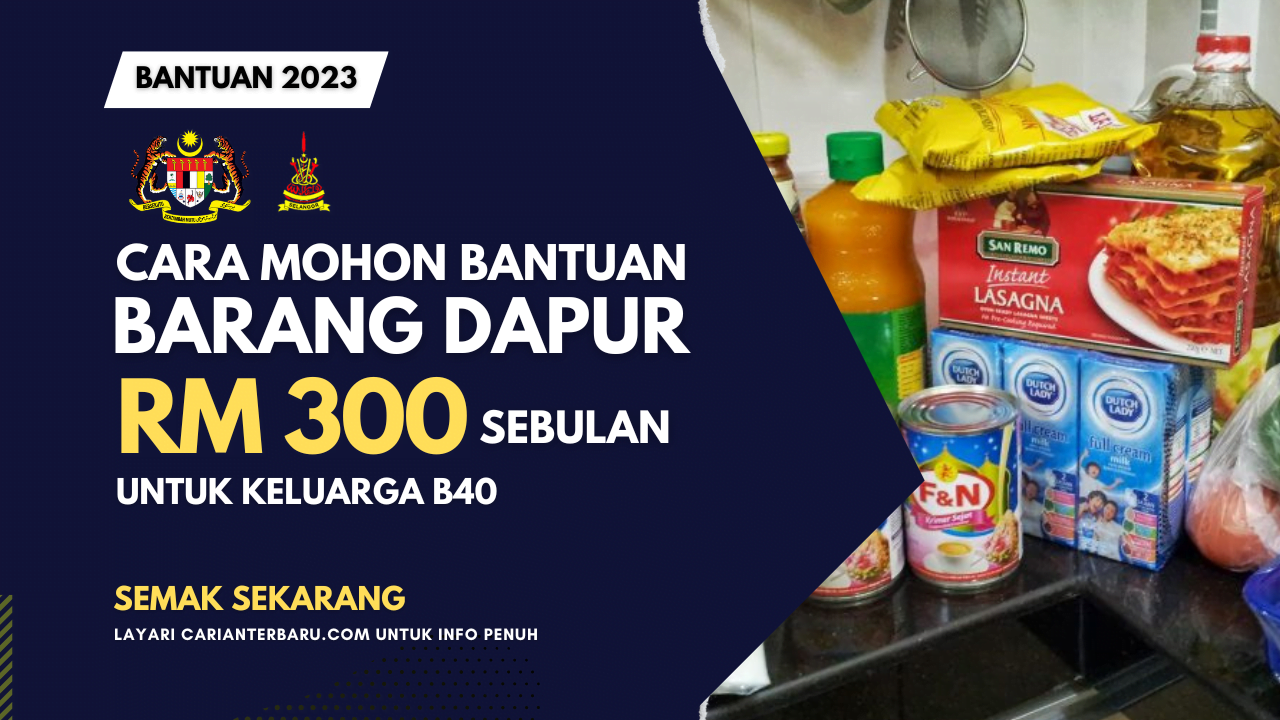 Cara Mohon Bantuan Dapur RM300 Setiap Bulan