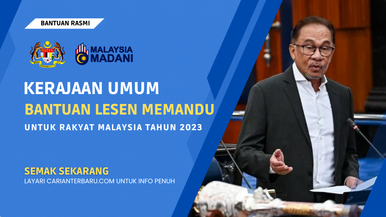 Bantuan Lesen Memandu Percuma Untuk Rakyat Malaysia