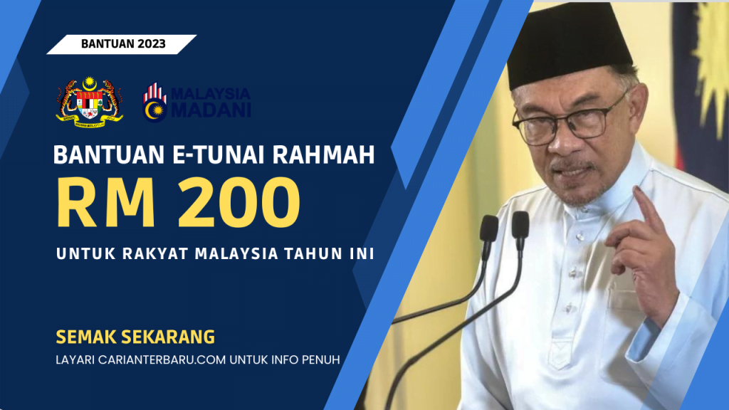 Bantuan Kredit eTunai Rahmah Berjumlah RM200