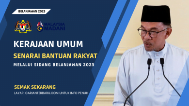 Senarai Bantuan Rakyat Melalui Belanjawan 2023