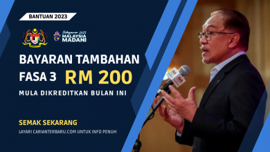 Bayaran Tambahan Fasa 3 Mula Dikreditkan Mac