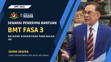 Senarai Penerima Bantuan BMT Fasa 3 Bulan Ini