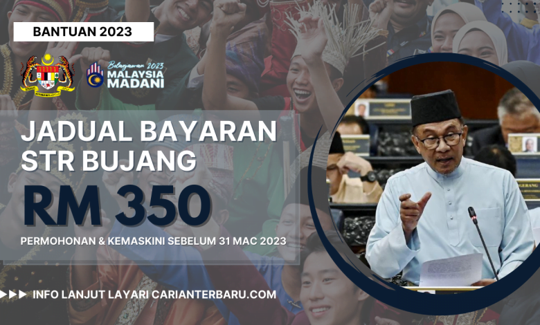 Jadual Bayaran STR Bujang Berjumlah RM350