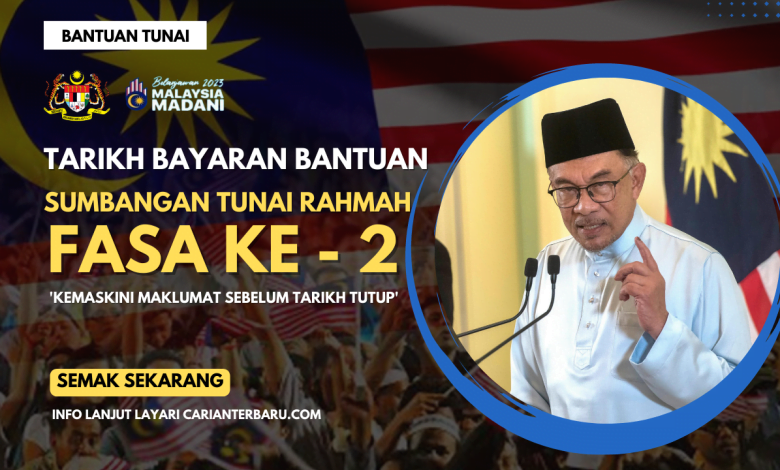 Tarikh Bayaran Fasa Kedua Mula Dikreditkan