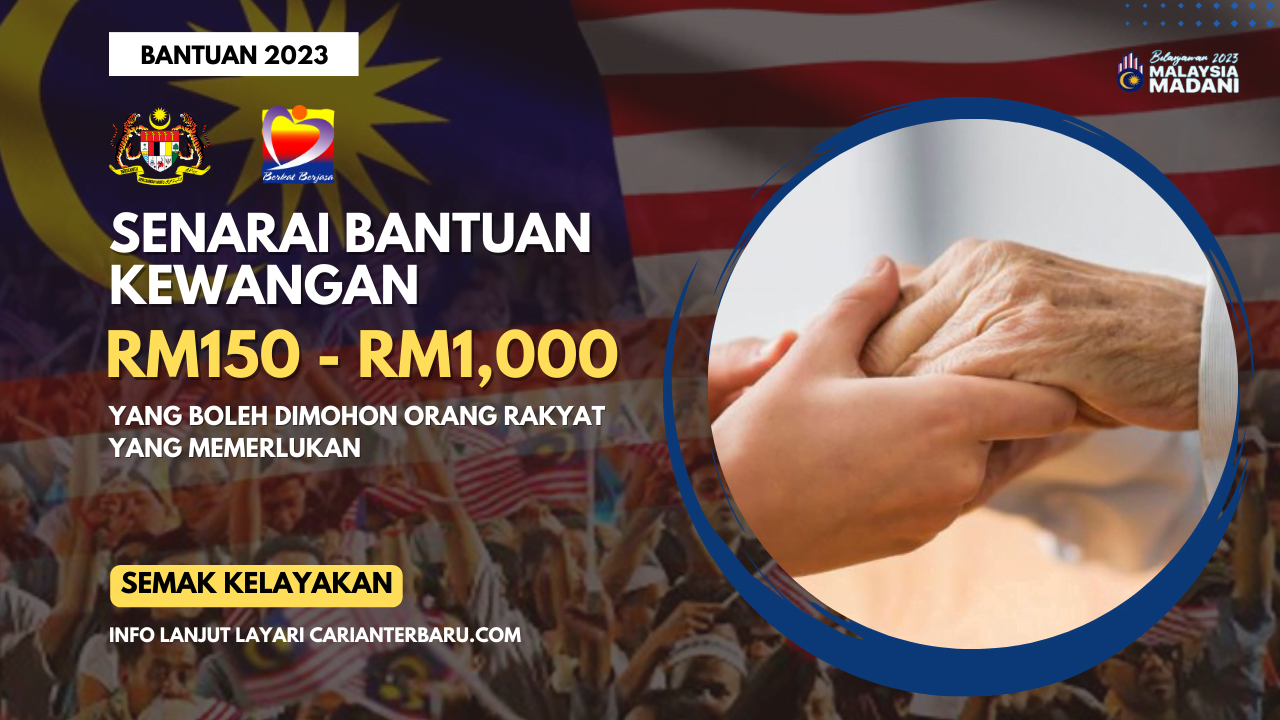 Senarai Bantuan Kebajikan Yang Boleh Dimohon