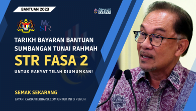 Tarikh Bayaran Fasa 2 STR Telah Diumumkan