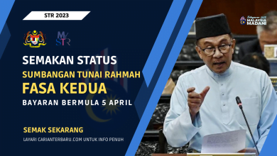 Semakan Status Fasa Kedua STR Mulai 5 April