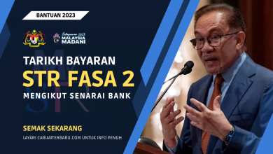 Bayaran STR Fasa 2 Mengikut Senarai Bank