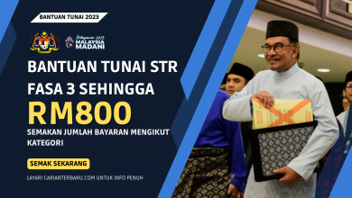 Bantuan STR Fasa 3 : Bayaran Sehingga RM800