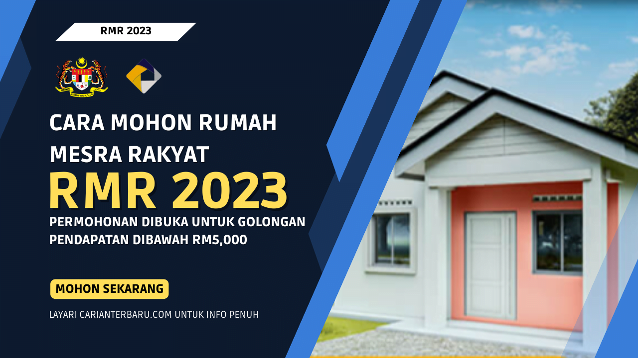 Permohonan Rumah Mesra Rakyat (RMR) Dibuka