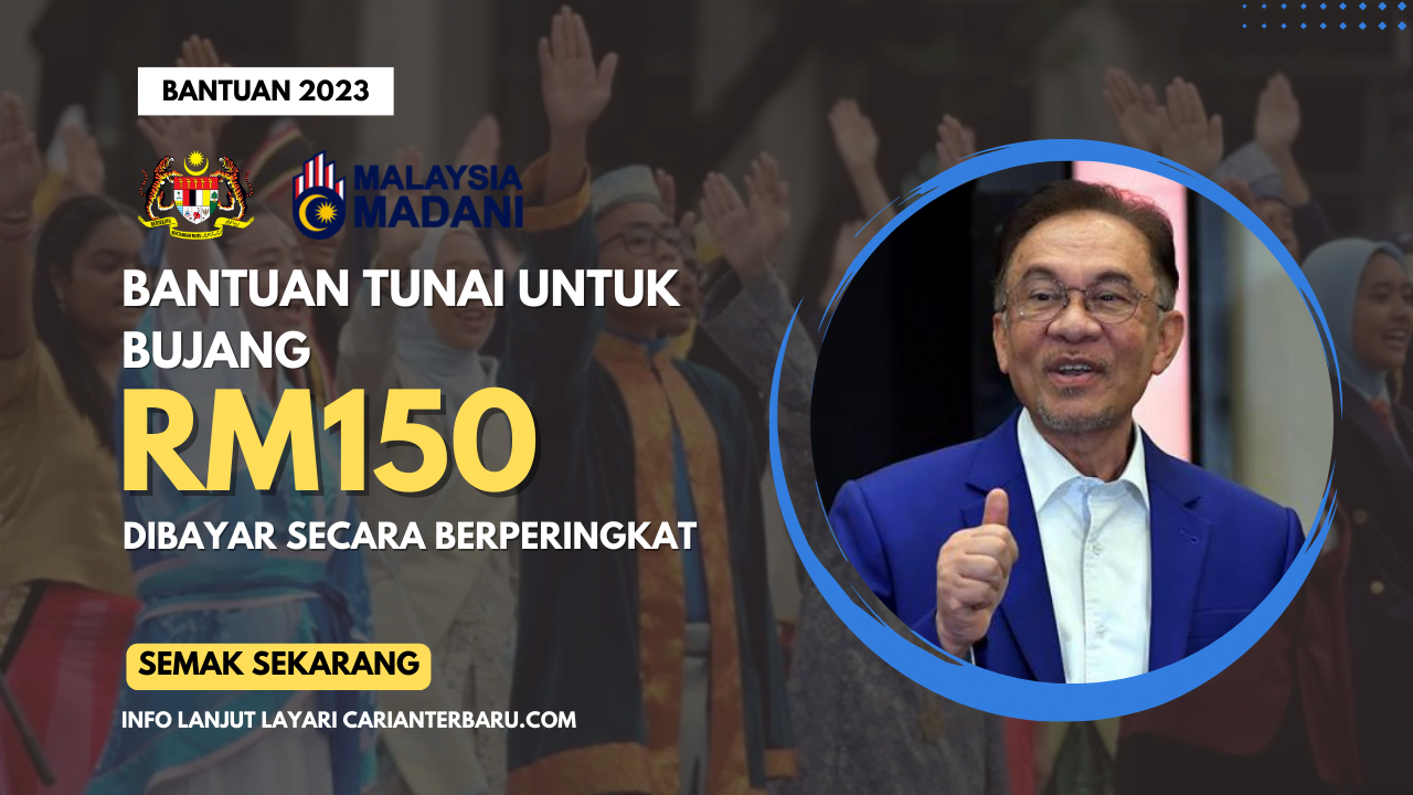 Bantuan Tunai Bujang RM150 : Semak Sekarang