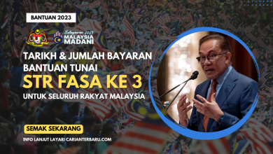 STR Fasa Ke 3 : Semak Tarikh & Jumlah Bayaran