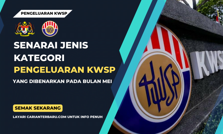 Jenis Pengeluaran KWSP Dibenarkan Mei 2023