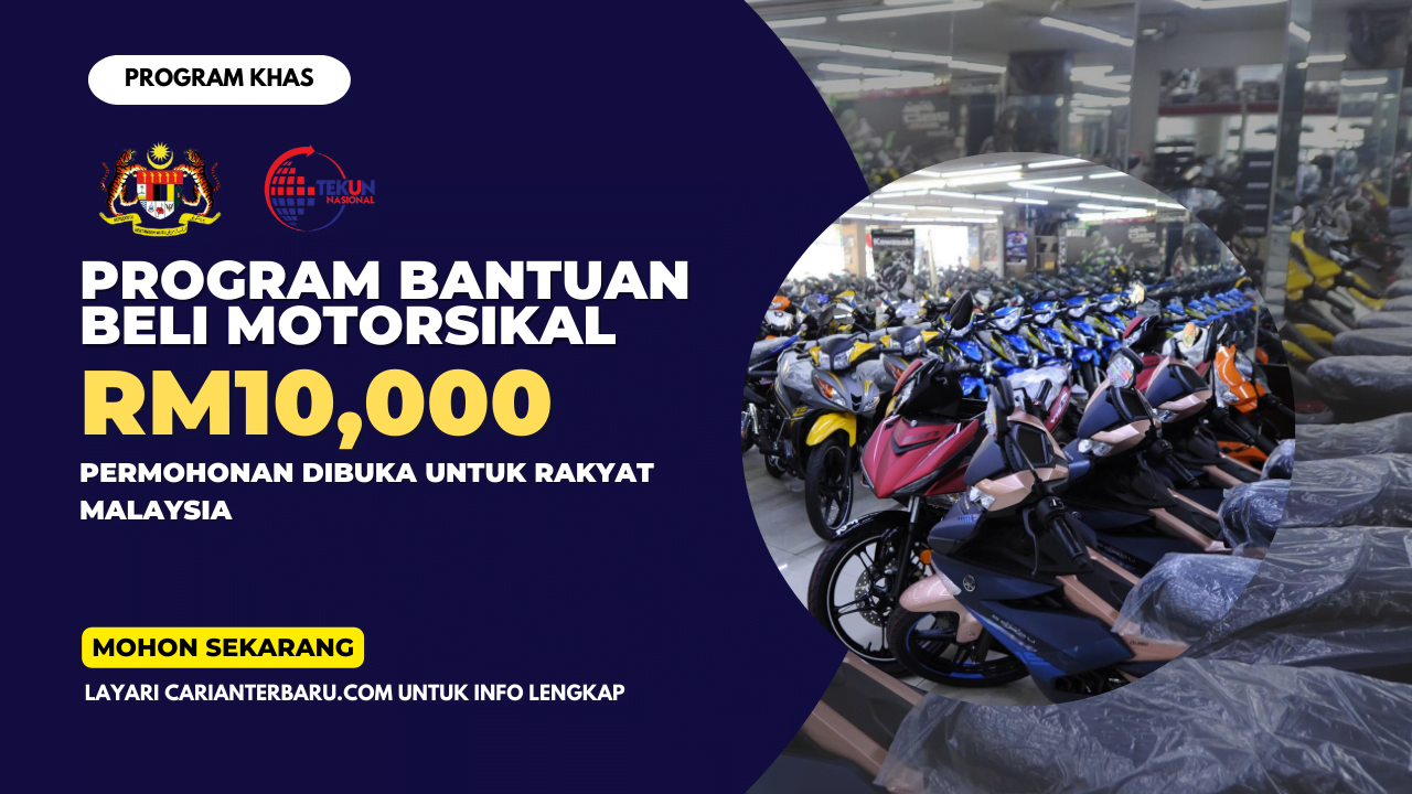 Bantuan Pembiayaan Beli Motorsikal RM10,000