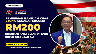 Bayaran Bantuan ETunai RM200 Diberikan Jun Ini