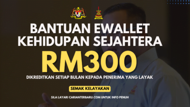 Bantuan EWallet Kehidupan Sejahtera RM300 : Semak Kelayakan