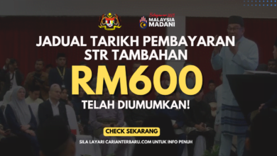 Tarikh Pembayaran STR Tambahan RM600 Telah Dimaklumkan