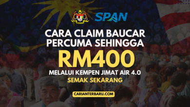 Kempen Jimat Air 4.0 : Cara Claim Baucar Percuma RM400