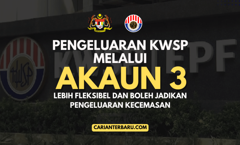 Pengeluaran KWSP Akaun 3 : Kemudahan Yang Lebih Fleksibel