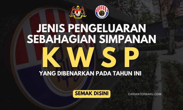 Pengeluaran Sebahagian Wang KWSP Yang Dibenarkan Tahun Ini