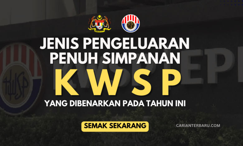 Pengeluaran Penuh Simpanan KWSP Yang Dibenarkan Tahun Ini