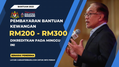 Bantuan RM200 & RM300 Dibayar Minggu Ini : Senarai Penerima