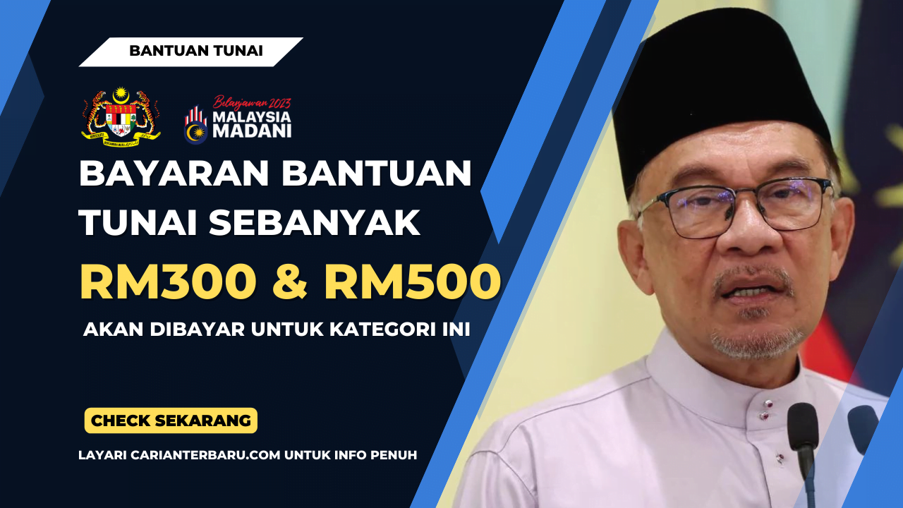 Bayaran STR RM300 & RM500 : Dikreditkan Untuk Kategori Ini