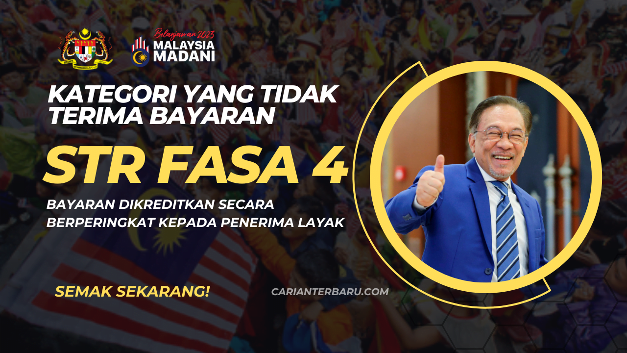 MySTR 2023 : Kategori Tidak Layak Terima Bayaran Fasa 4