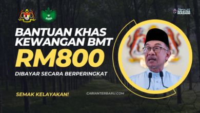 Bantuan Musim Tengkujuh (BMT) RM800 : Dibayar Berperingkat