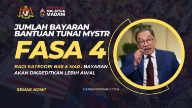 MySTR Fasa 4 : Jumlah Bayaran Bagi Kategori B40 & M40