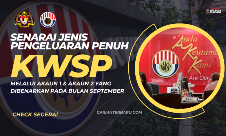 Pengeluaran Penuh KWSP Khas : Dibenarkan Pada September Ini