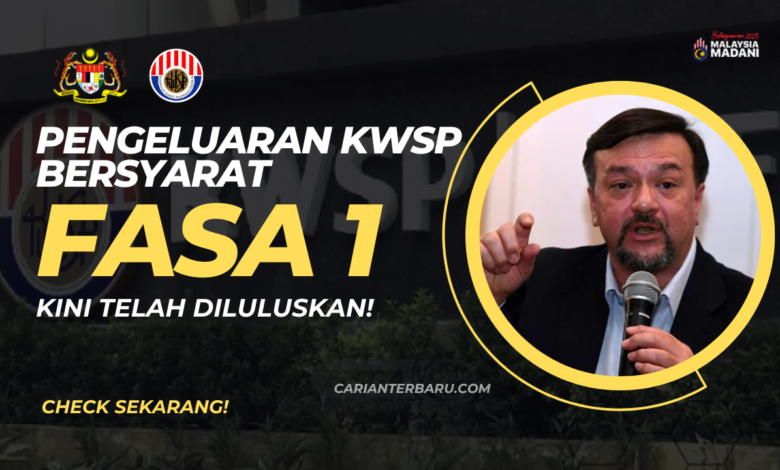 Pengeluaran FSA2 KWSP Bersyarat Fasa 1 : Kini Telah Diluluskan