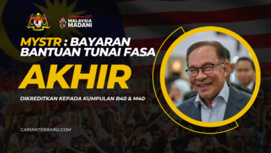 MySTR : Bayaran Fasa Akhir Dikreditkan Kepada B40 & M40