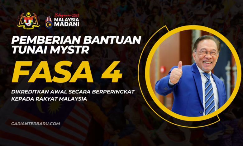 MySTR : Pemberian Fasa 4 Dikreditkan Awal Secara Berperingkat