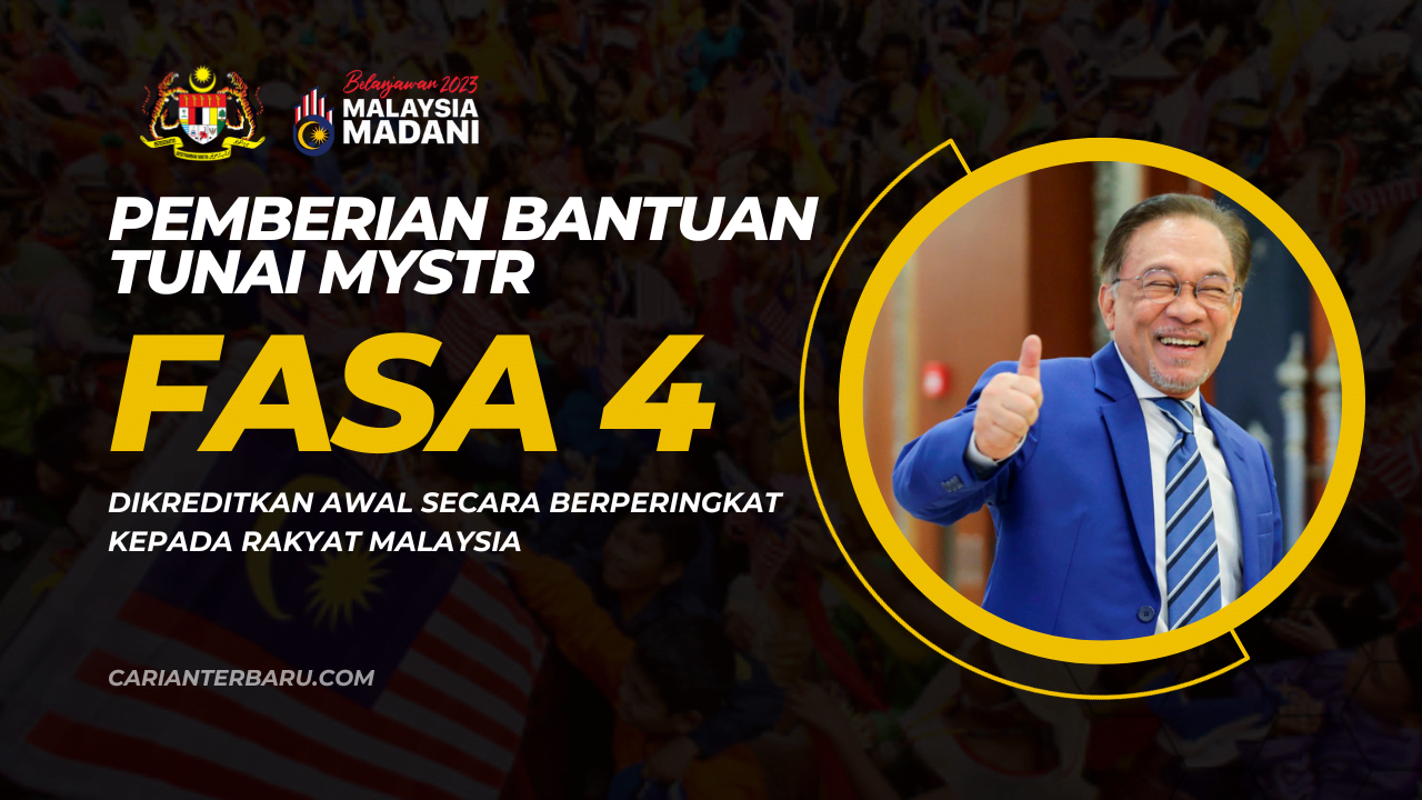 MySTR : Pemberian Fasa 4 Dikreditkan Awal Secara Berperingkat